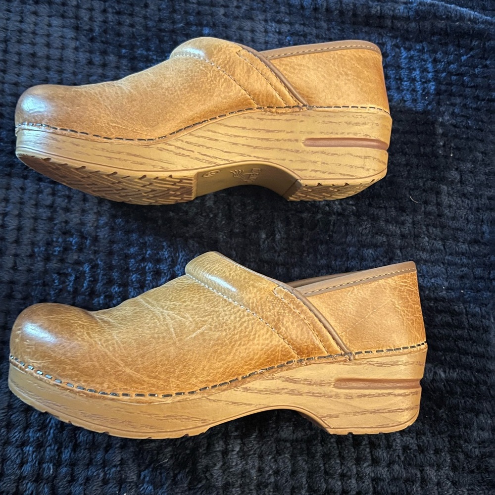 Dansko Brown Leather Clogs
